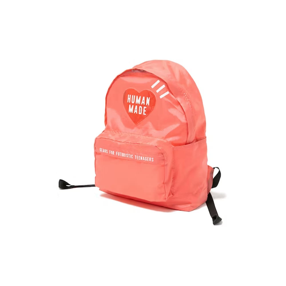 Human Made Nylon Ripstop Heart Backpack Pink