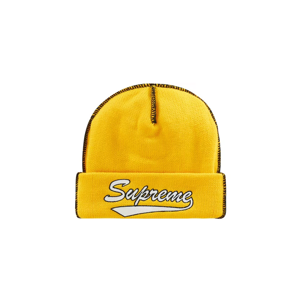 62 Supreme NewEra Varsity Beanie Olive - ニットキャップ/ビーニー