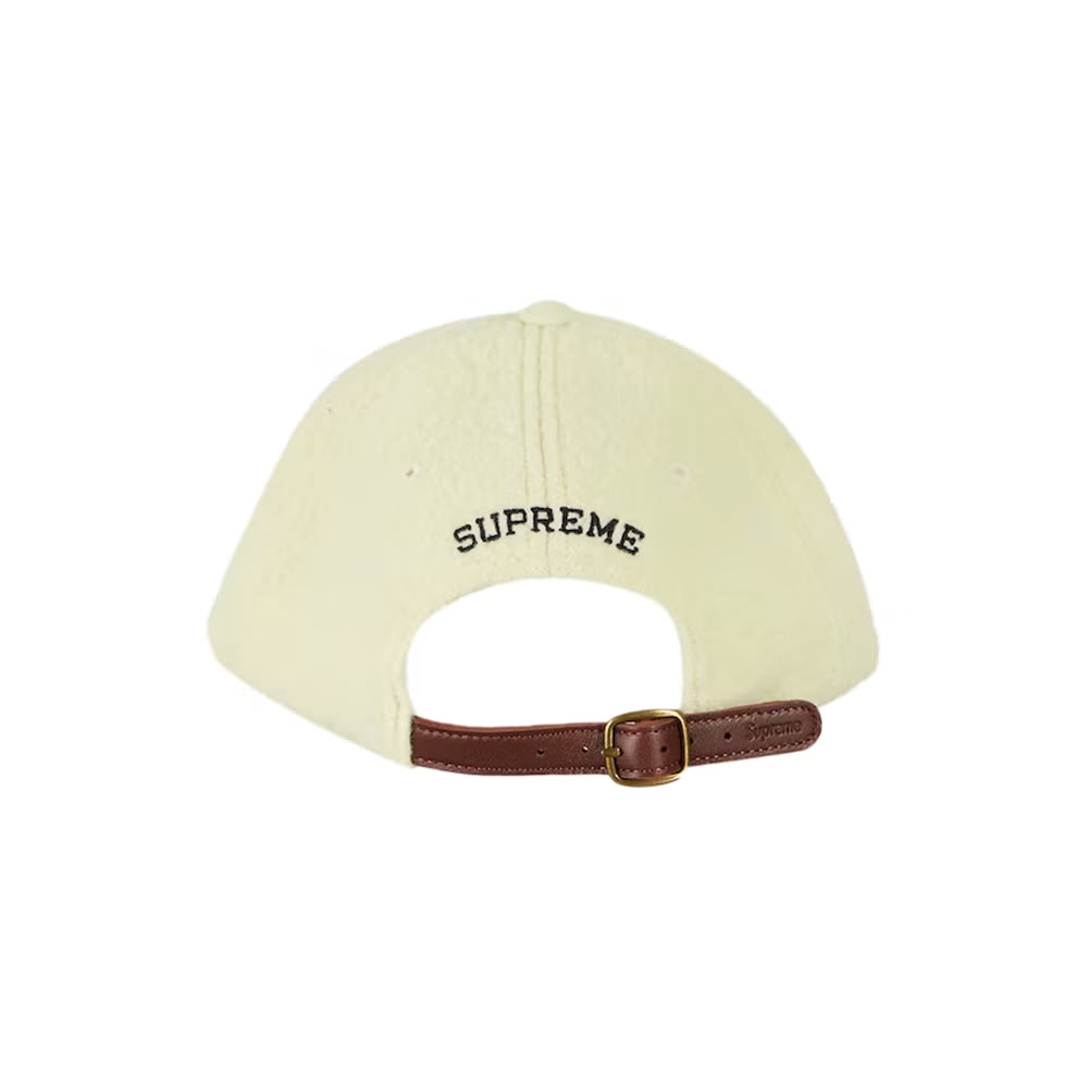 Supreme Boiled Wool S Logo 6-Panel WhiteSupreme Boiled Wool S Logo