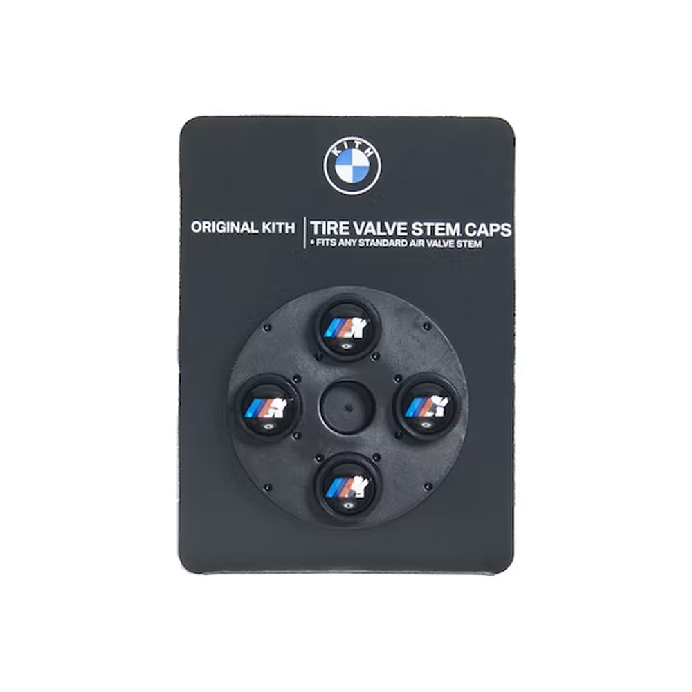 Kith x BMW Valve Stem Caps BlackKith x BMW Valve Stem Caps Black OFour