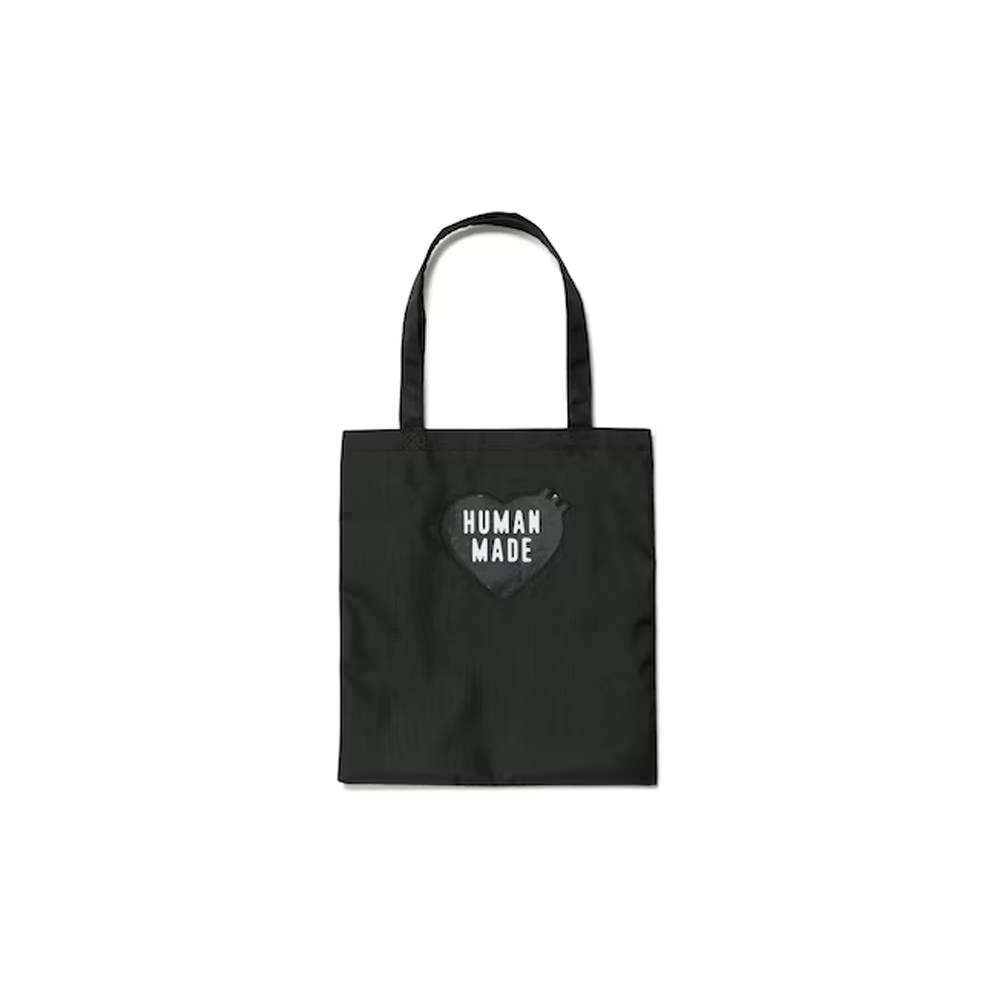 Human Made Nylon Ripstop Heart Tote Bag BlackHuman Made Nylon Ripstop ...