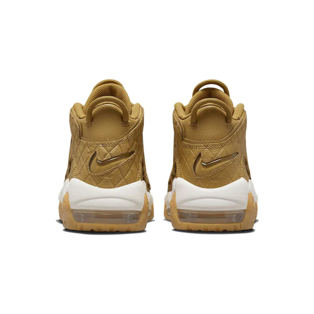 Nike Air More Uptempo Quilted Wheat Gum Light Brown (W)Nike Air More ...