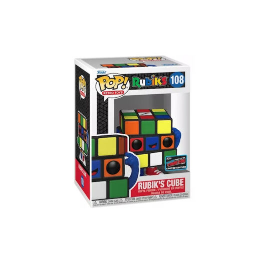 Funko Pop! Retro Toys Rubik's (Rubik's Cube) 2022 NYCC Exclusive Figure #108
