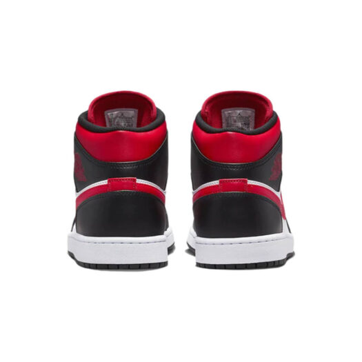 Jordan 1 Mid White Black Red (2022)