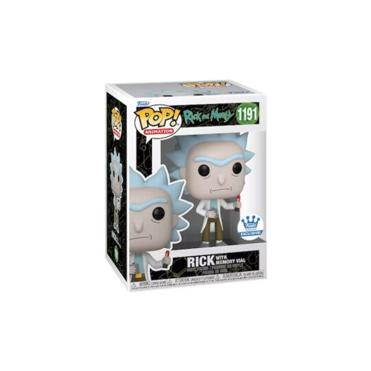 Funko Pop! Animation Rick and Morty Rick with Memory Vial Funko Shop Exclusive Figure #1191