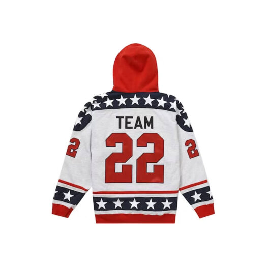 Supreme Hockey Hooded Sweatshirt (FW22) Ash Grey