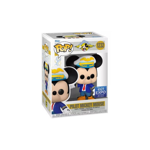 Funko Pop! Disney Pilot Mickey Mouse 2022 D23 Expo Exclusive Figure #1232