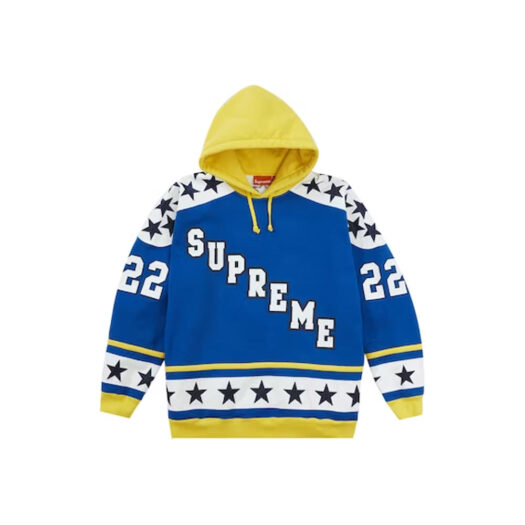 Supreme Hockey Hooded Sweatshirt (FW22) Royal