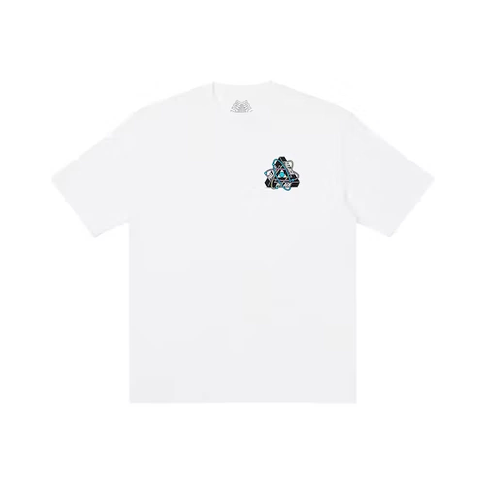 Palace Tri-Atom T-shirt WhitePalace Tri-Atom T-shirt White - OFour