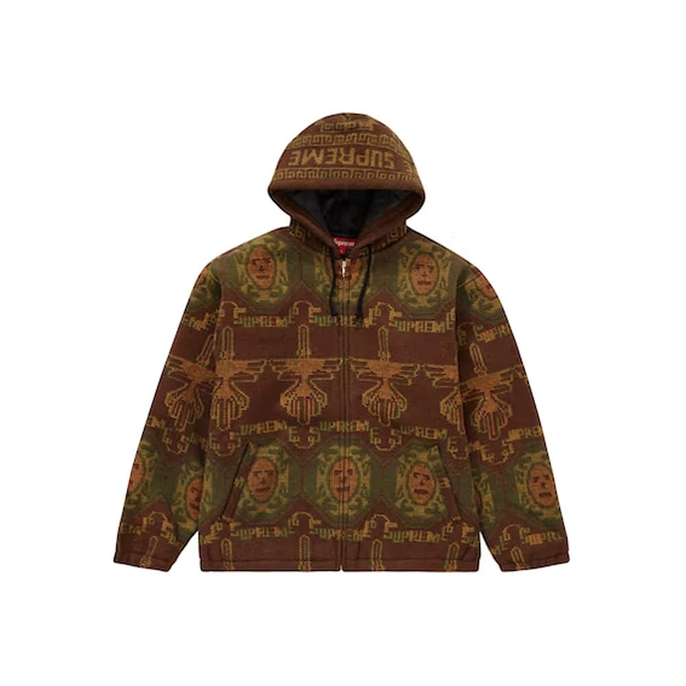 Supreme Woven Hooded Jacket RustSupreme Woven Hooded Jacket Rust