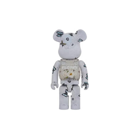 Bearbrick Flora (Flower) #2 1000% White