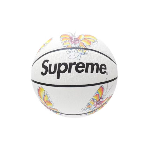Supreme Gonz Butterfly Spalding Basketball White