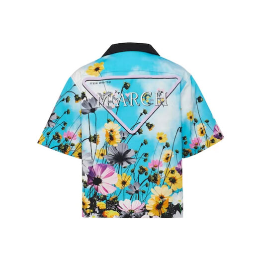 Prada Timecapsule March 2020 Poplin Shirt Blue