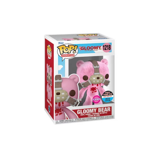 Funko Pop! Animation Gloomy Bear Flocked 2022 NYCC Toy Tokyo Exclusive Figure #1218