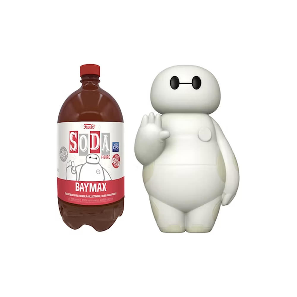 Funko Soda 3-Liter Disney Big Hero 6 Baymax 2022 D23 Expo Exclusive Open Bottle Common Figure