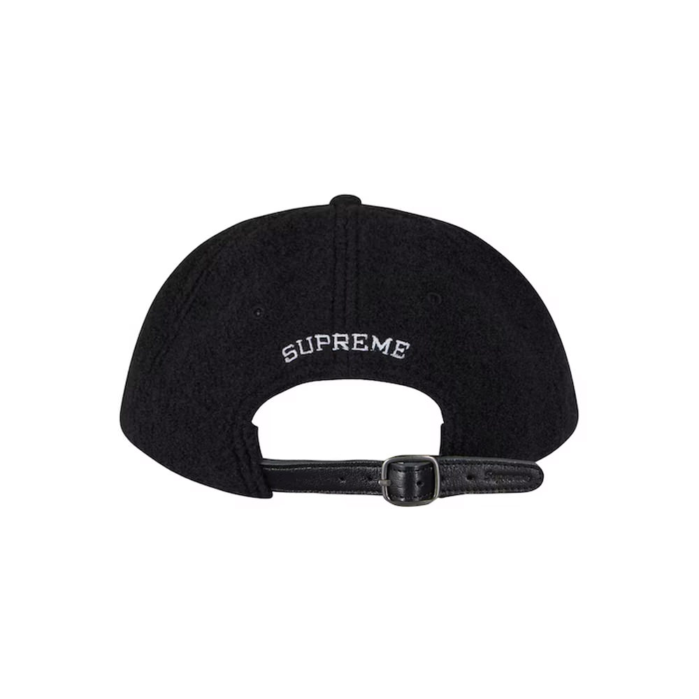 Supreme Boiled Wool S Logo 6-Panel BlackSupreme Boiled Wool S Logo