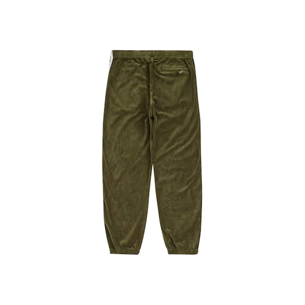 Supreme Studded Velour Track Pant Olive