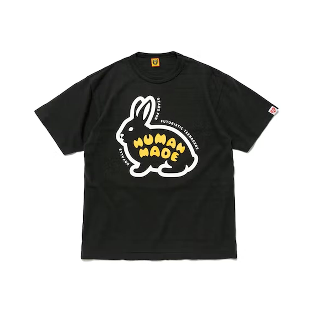 Human Made Rabbit Graphic #13 T-Shirt BlackHuman Made Rabbit