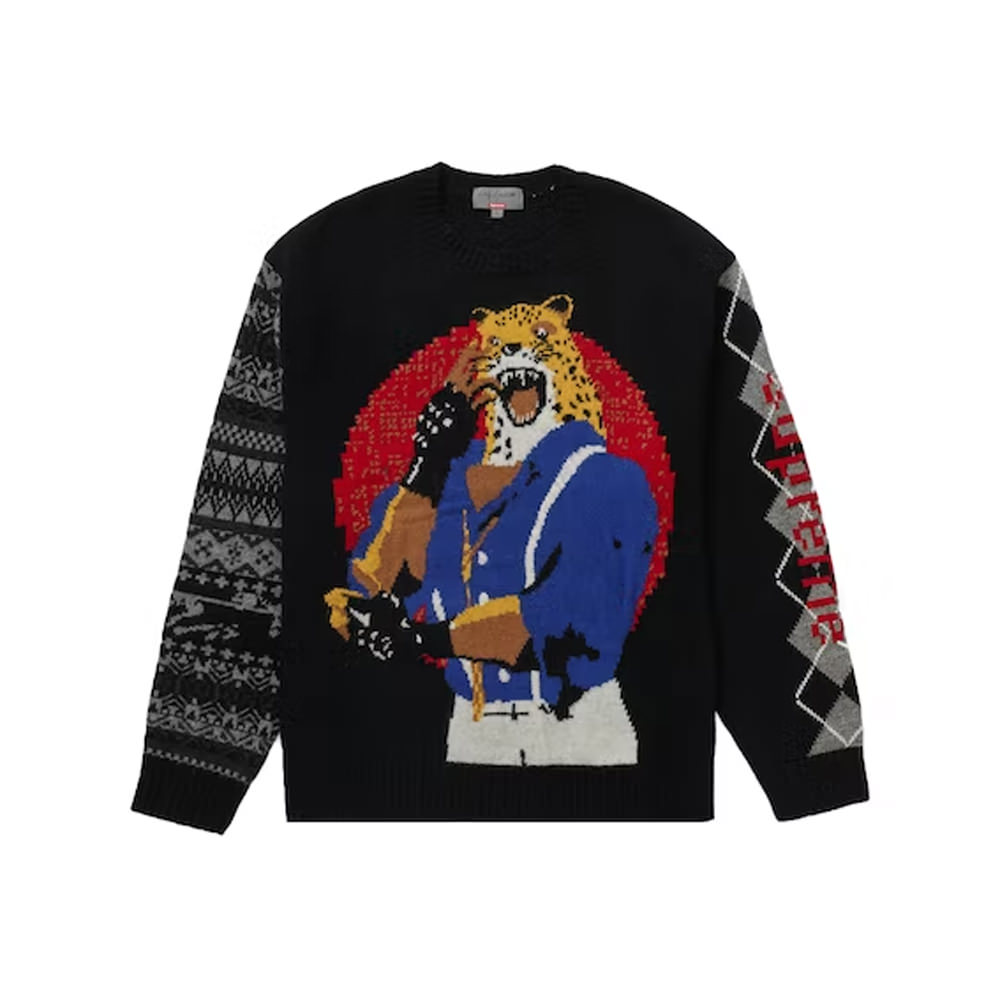 Supreme Yohji Yamamoto TEKKEN Sweater Black