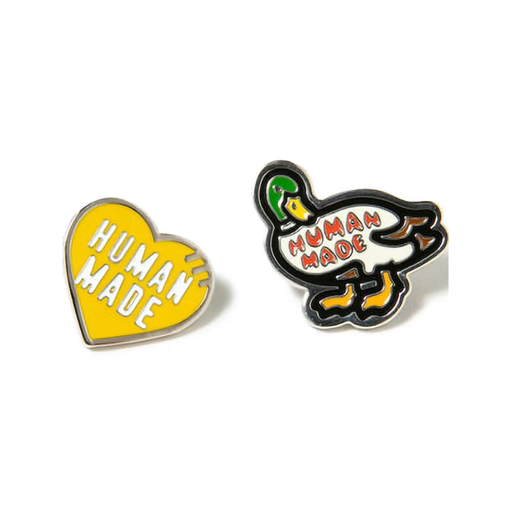 Human Made Pin Badge (Set of 2) Yellow