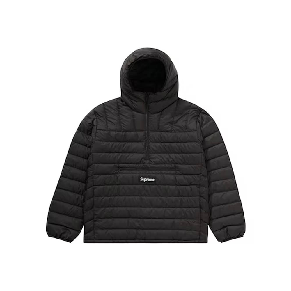 SUPREME MICRO DOWN PULLOVER BLACK XL-