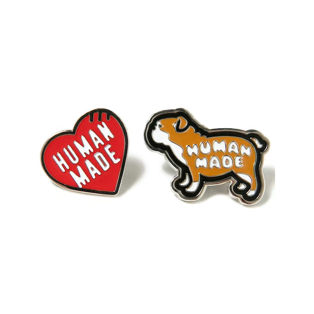 Human Made Pin Badge (Set of 2) Red