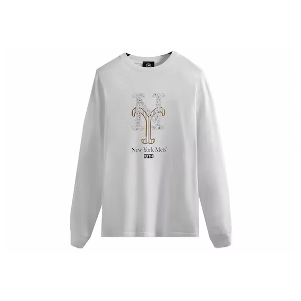 Kith Rachel Goatley Mets Long Sleeve Tee WhiteKith Rachel Goatley