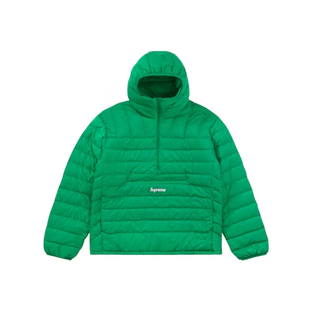 Supreme Micro Down Half Zip Hooded Pullover (FW22) GreenSupreme