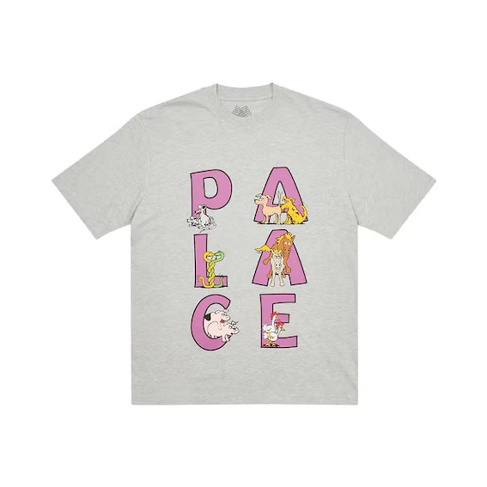 Palace Rolls P3 T-Shirt Grey Marl