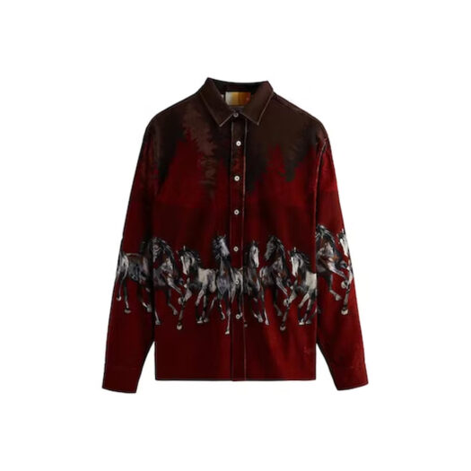 Kith Printed Horses Cord Ludlow Shirt Allure