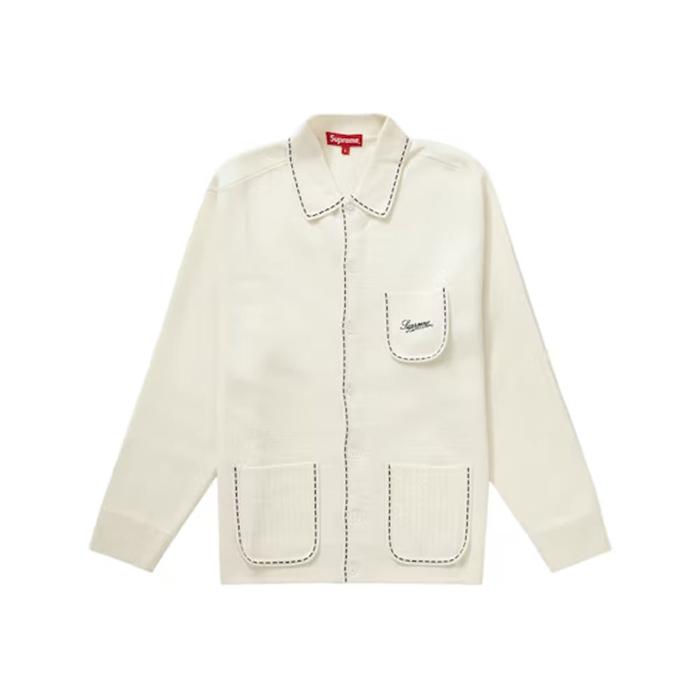 Supreme contrast stitch work on sale jacket