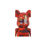Bearbrick x BAPE Camo Tiger 1000% Red