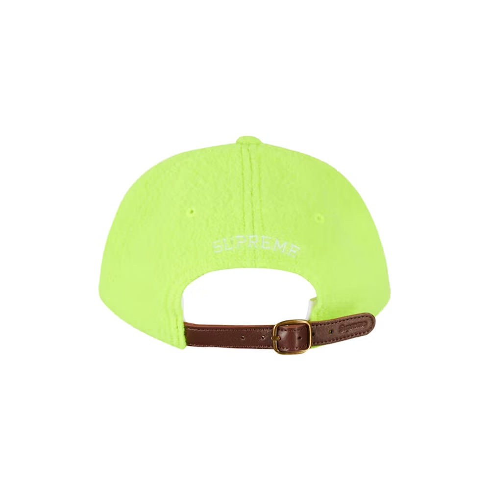 Supreme Boiled Wool S Logo 6-Panel Fluorescent GreenSupreme Boiled