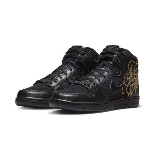 Nike SB Dunk High FAUST Black Gold (Special Box)