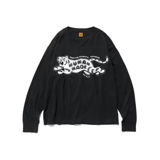 Human Made Tiger L/S T-Shirt Black
