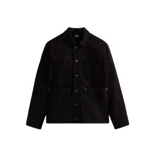Kith Overdyed Canvas Willoughby Chore Jacket (FW22) Black