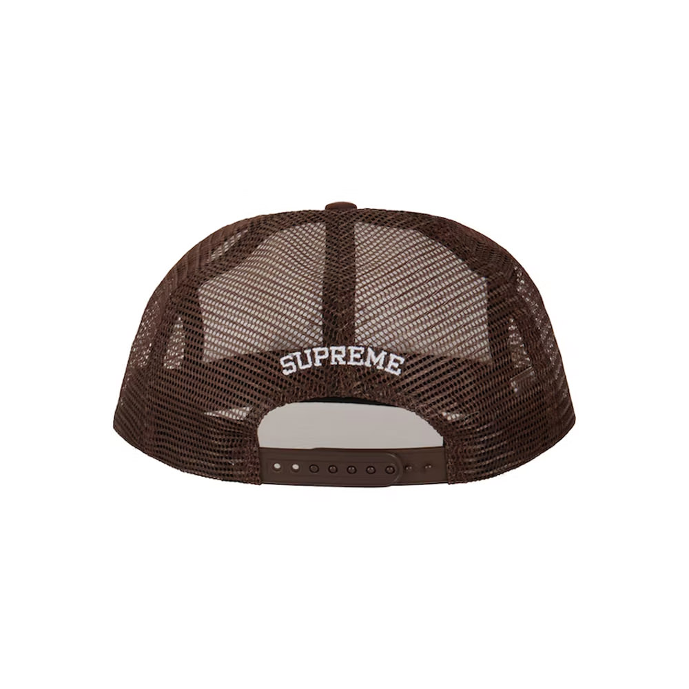 Supreme Pin Up Mesh Back 5-Panel BrownSupreme Pin Up Mesh