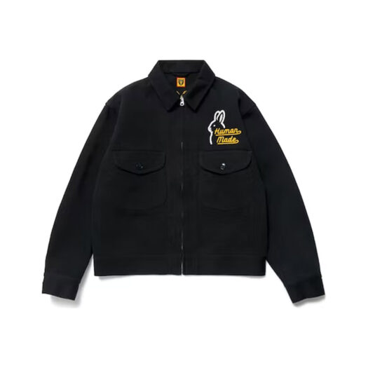 Human Made Zip-Up Work Jacket Navy