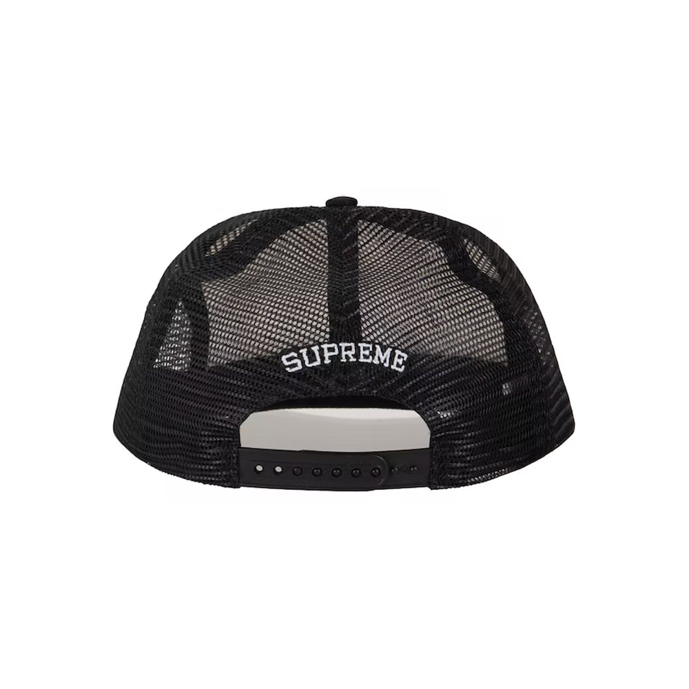 Supreme Pin Up Mesh Back 5-Panel Black