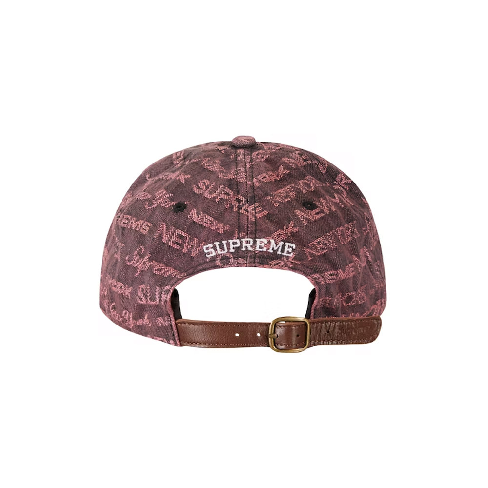 Supreme Multi Type Jacquard Denim 6-Panel PurpleSupreme Multi Type