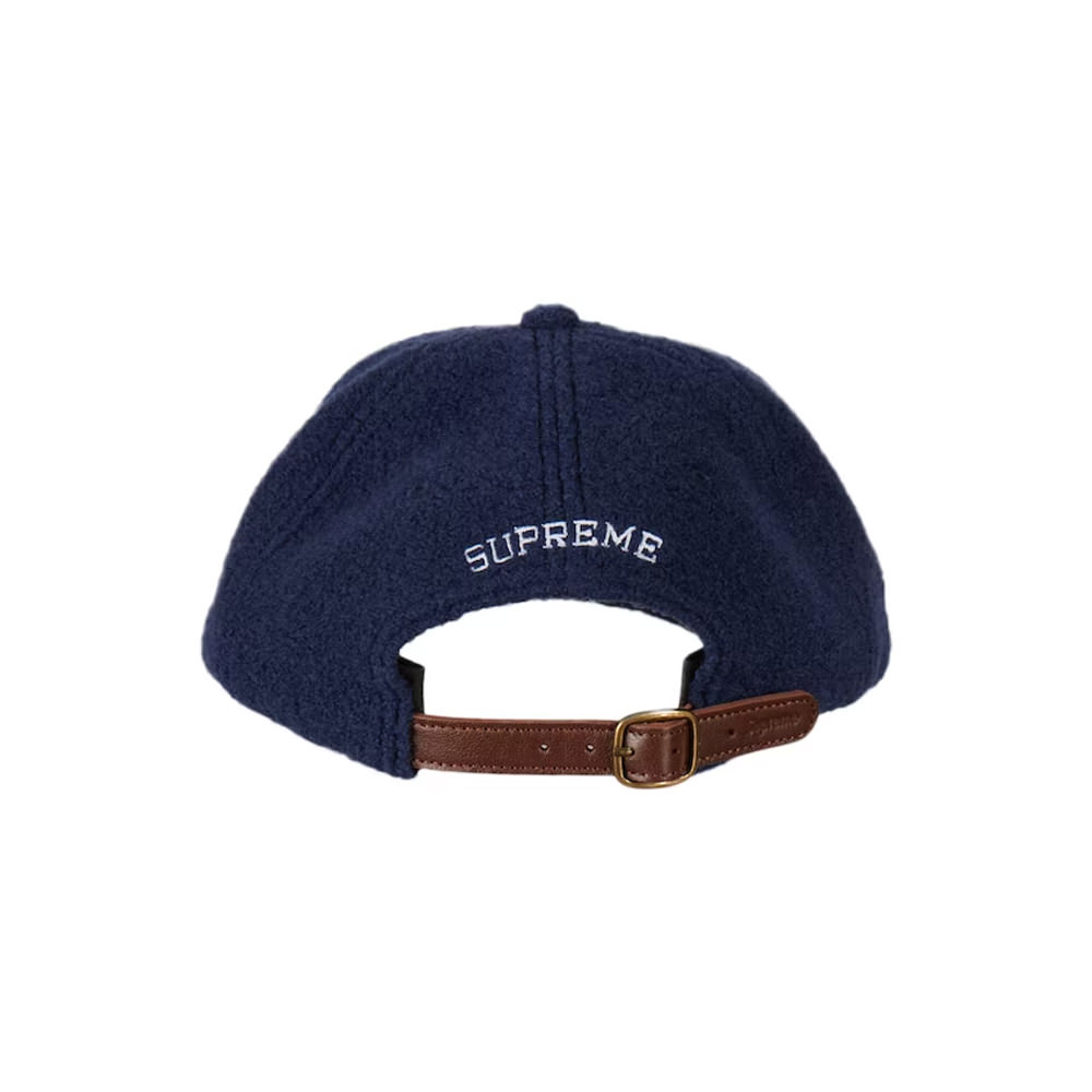 Supreme Boiled Wool S Logo 6-Panel Navy