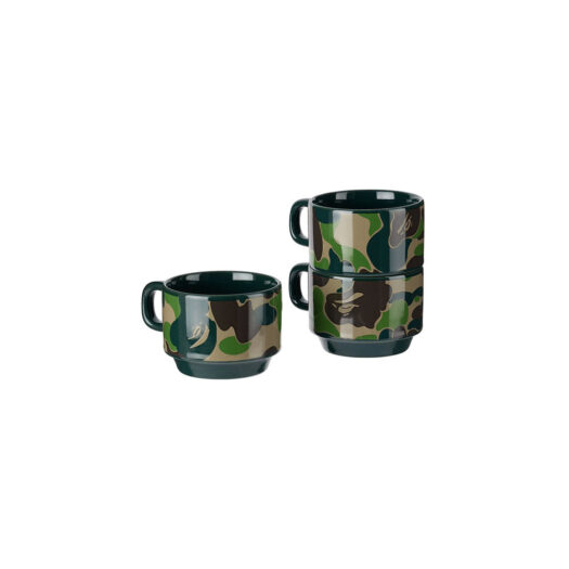 Green ABC Camo Stacking Mug Set