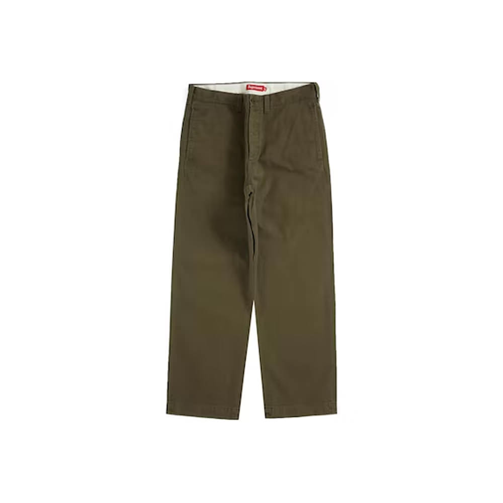 Supreme Chino Pant (FW22) OliveSupreme Chino Pant (FW22) Olive - OFour