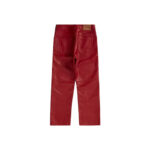 Supreme Leather 5-Pocket Jean (FW22) Red