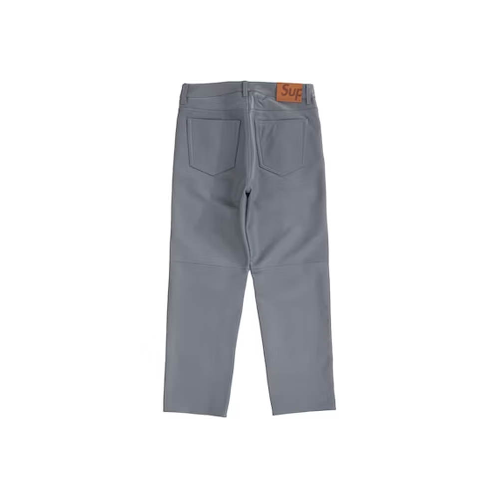 Supreme Leather 5-Pocket Jean (FW22) GreySupreme Leather 5-Pocket