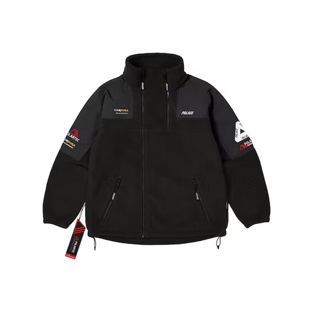 Palace Polartec Double Zip Funnel BlackPalace Polartec Double Zip