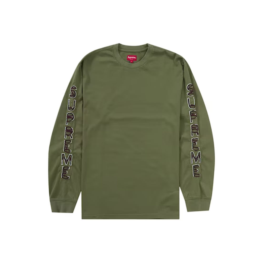 Supreme Cut Out L/S Top OliveSupreme Cut Out L/S Top Olive - OFour