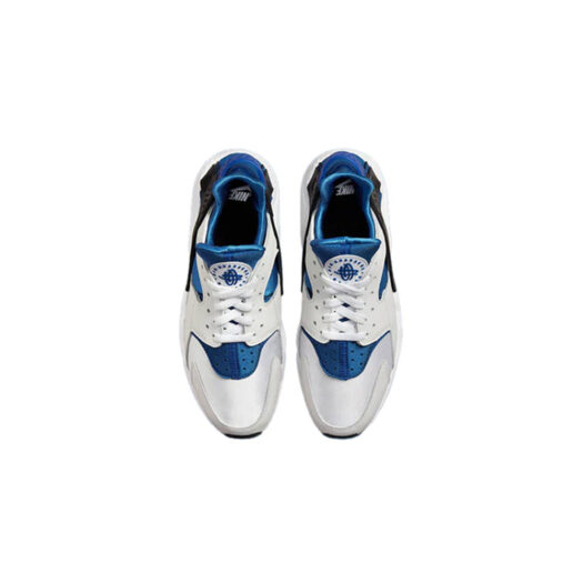 Nike Air Huarache White Metro Blue