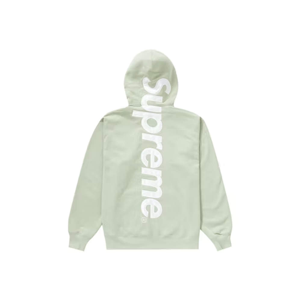 Supreme Satin Appliqué Hooded Sweatshirt MintSupreme Satin