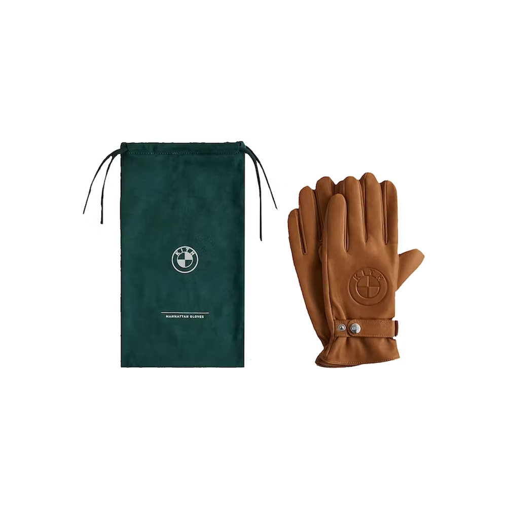 Kith BMW Manhattan Leather Gloves DesertKith BMW Manhattan Leather